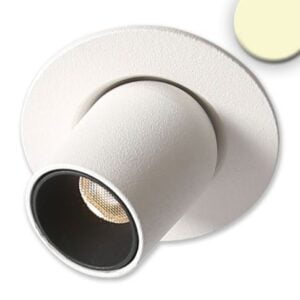Luminaire LED encastré tube 3W, 24V DC, dimmable compatible Loxone